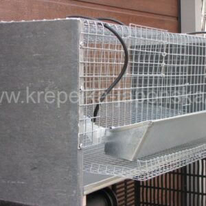 Klec pro chov křepelek 100 x 54 - dvojitá pro 10 + 10 křepelek